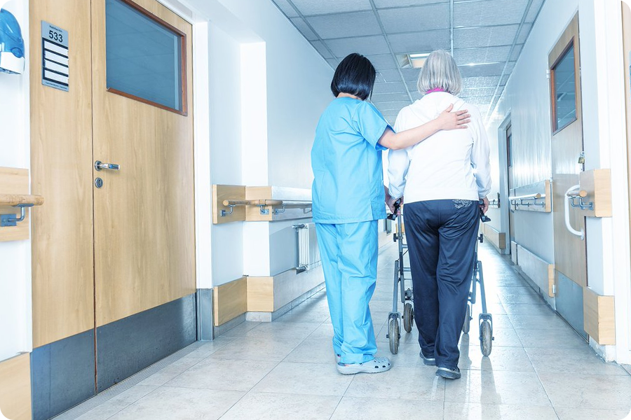 Komerčné alebo inštitucionálne využitie: ako sú nemocnice, opatrovateľské domy, rehabilitačné centrá atď.