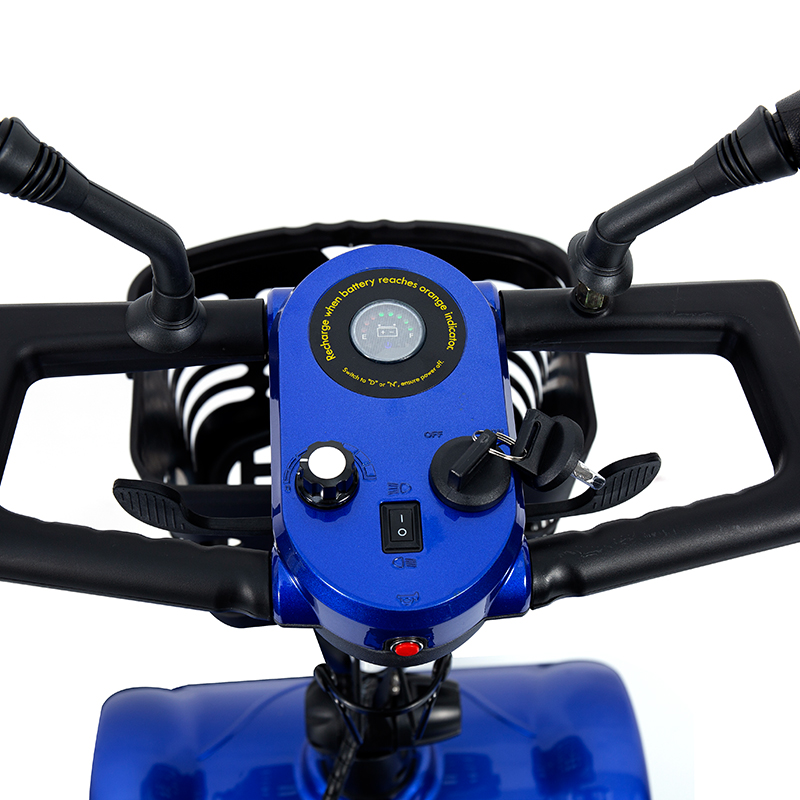 YL-08S Ťažká štvorkolesová skladacia pohyblivá kolobežka s 12° stúpaním