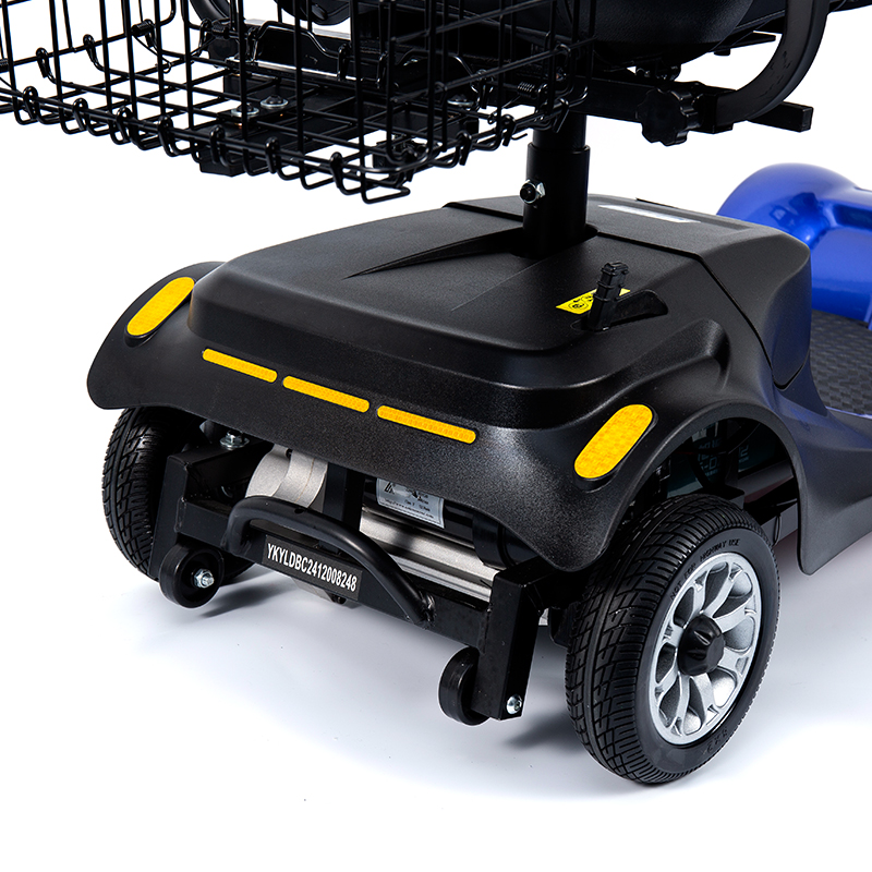YL-08S Ťažká štvorkolesová skladacia pohyblivá kolobežka s 12° stúpaním