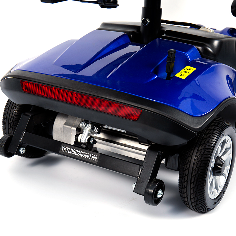 YL-09B Skladacia 4-kolesová ľahká pohyblivá kolobežka s košíkom