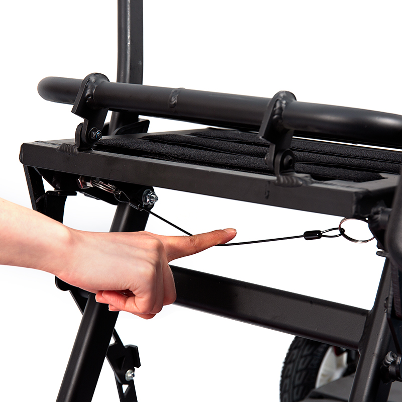 YL-211 4-kolesová turistická elektrická kolobežka pre seniorov s LED svetlometom, košíkom