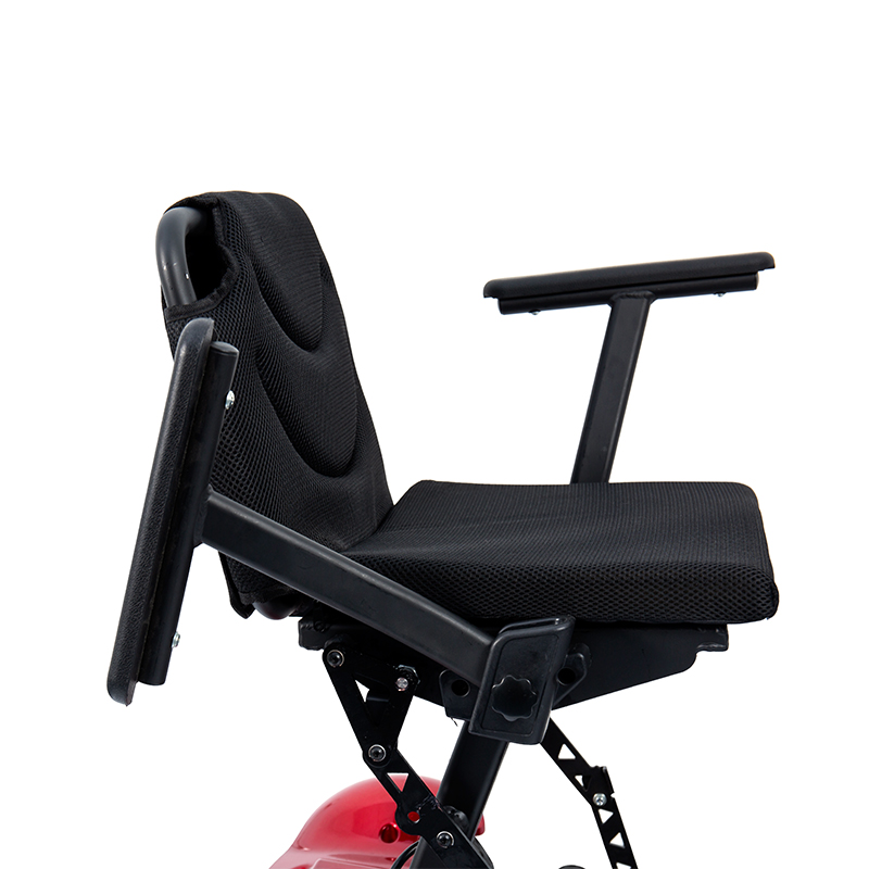 YL-211 4-kolesová turistická elektrická kolobežka pre seniorov s LED svetlometom, košíkom