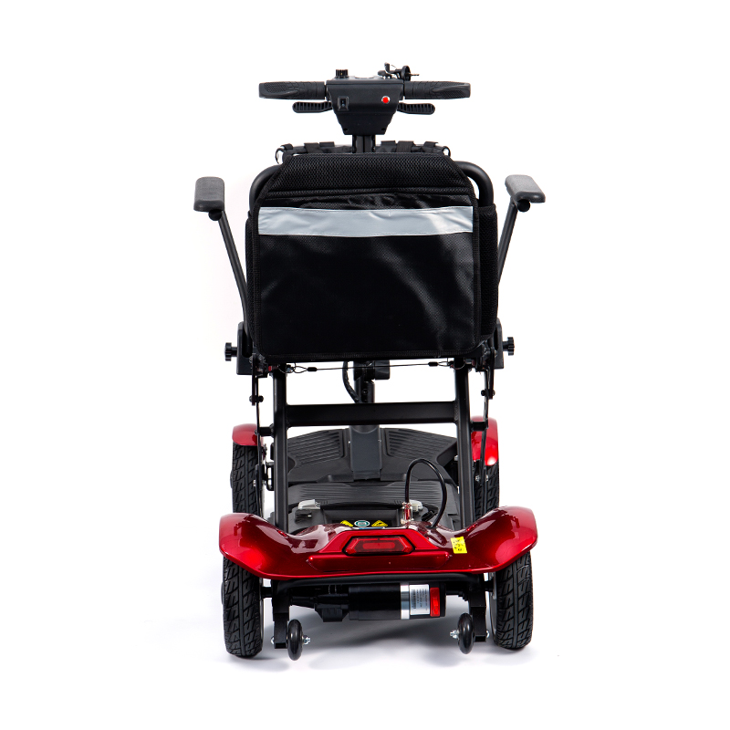 YL-211 4-kolesová turistická elektrická kolobežka pre seniorov s LED svetlometom, košíkom