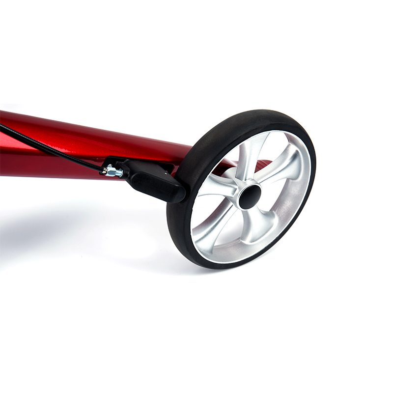 Ľahký valček HES-R306 – skladací, kolieska TPR, nastaviteľný, nosnosť 150 kg