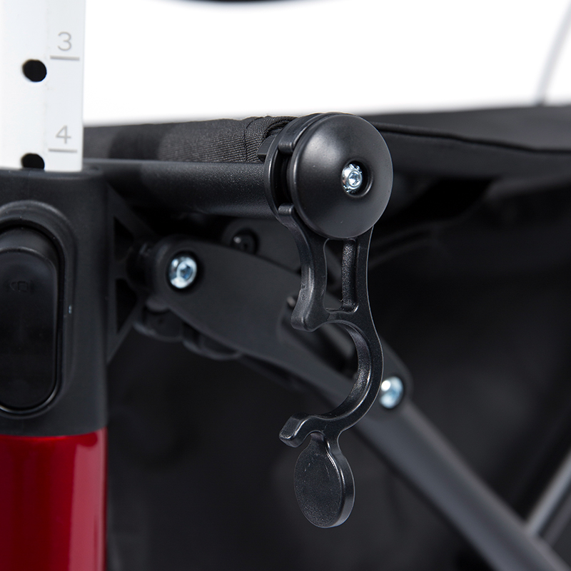 Ľahký valček HES-R306 – skladací, kolieska TPR, nastaviteľný, nosnosť 150 kg